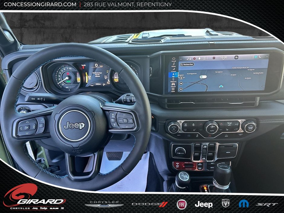 Jeep Wrangler 4xe RUBICON, 4XE, CUIR TAN UNIQUE, 2 TOITS 2024-12