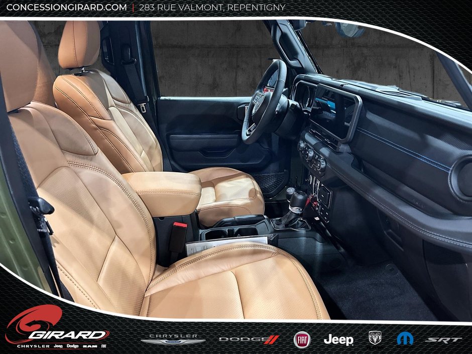 2024 Jeep Wrangler 4xe RUBICON, 4XE, CUIR TAN UNIQUE, 2 TOITS-4