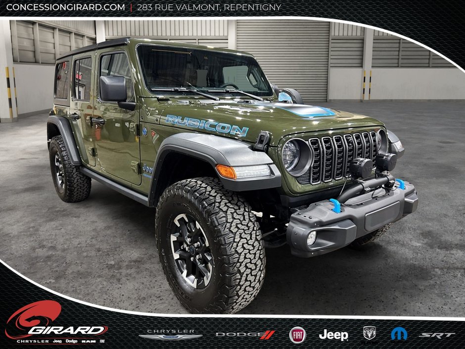 2024 Jeep Wrangler 4xe RUBICON, 4XE, CUIR TAN UNIQUE, 2 TOITS-2