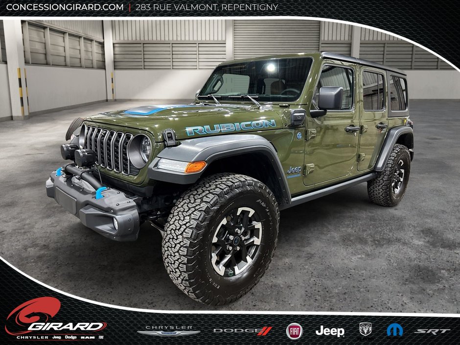 2024 Jeep Wrangler 4xe RUBICON, 4XE, CUIR TAN UNIQUE, 2 TOITS-0