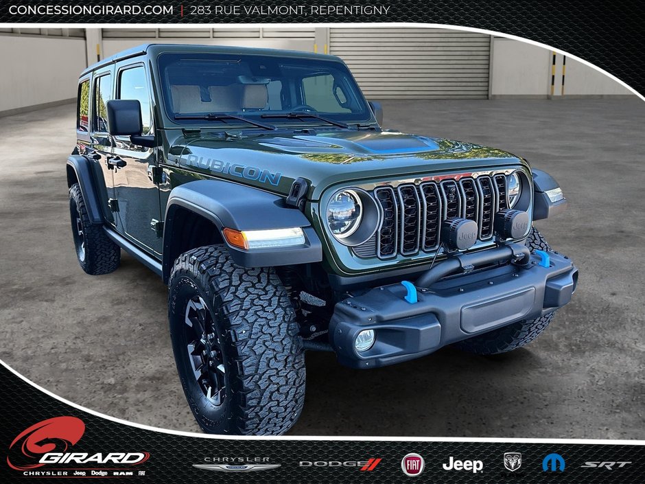 Jeep Wrangler 4xe RUBICON, 4XE, CUIR TAN UNIQUE, 2 TOITS 2024-2