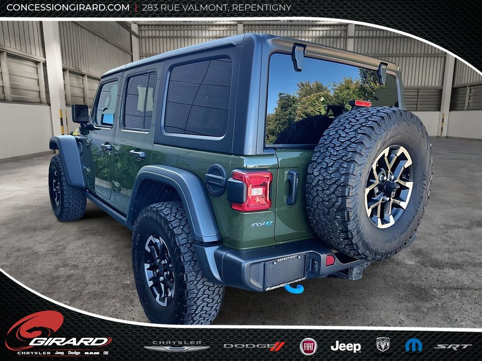 Jeep Wrangler 4xe RUBICON, 4XE, CUIR TAN UNIQUE, 2 TOITS 2024-7