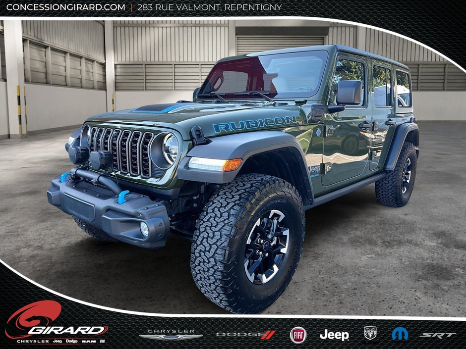 Jeep Wrangler 4xe RUBICON, 4XE, CUIR TAN UNIQUE, 2 TOITS 2024-0