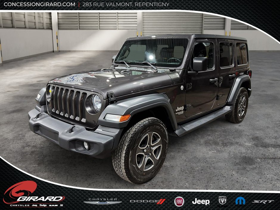 Jeep Wrangler Unlimited **WRANGLER**SPORT S**V6**GROUPE TEMPS FROID** 2018-0