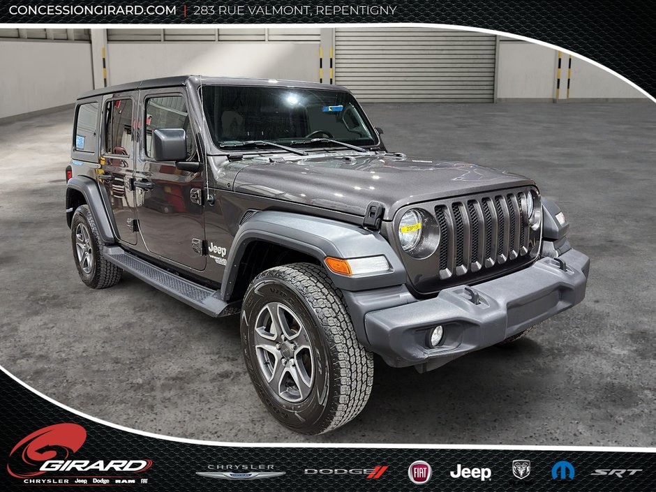 2018 Jeep Wrangler Unlimited **WRANGLER**SPORT S**V6**GROUPE TEMPS FROID**-2