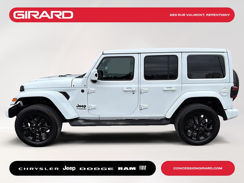 Jeep Wrangler Unlimited High Altitude 2021 TOIT SKY ONE-TOUCH*CUIR*MAGS 20''*1 PROPRIETAIRE
