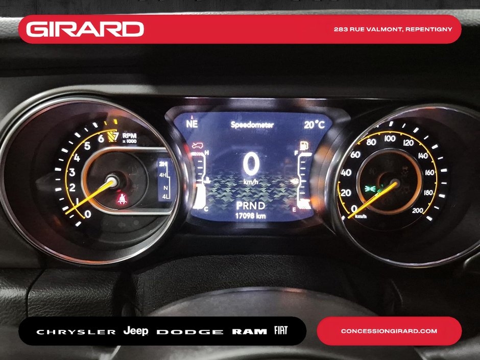2021 Jeep Wrangler Sport S **BAS KM**WOW**2 PORTES**TOIT RIGIDE**4X4