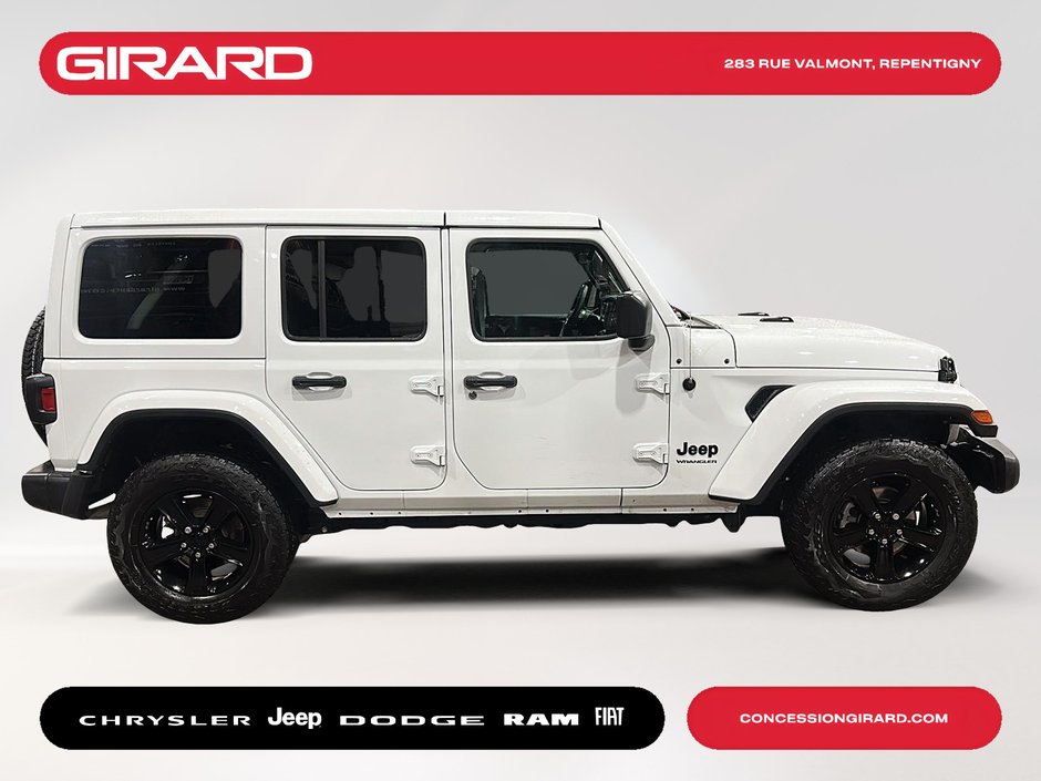 Jeep Wrangler Sahara Altitude 2023 BAS KM, CUIR NOIR, SYSTÈME DE SON ALPINE
