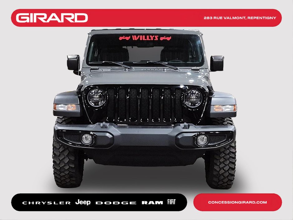 Jeep Wrangler Willys 2023 GARANTIE PROLONGEE**WILLYS**BAS KILO**NAV**WOW!!!