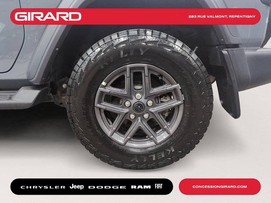 Jeep Wrangler Sport 2024 2 PORTES**MAGS SPORT S**MARCHE-PIED**PNEUS KELLY SAFARI**