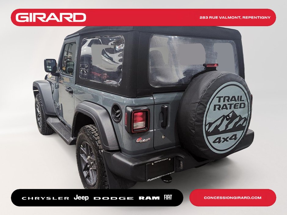 Jeep Wrangler Sport 2024 2 PORTES**MAGS SPORT S**MARCHE-PIED**PNEUS KELLY SAFARI**