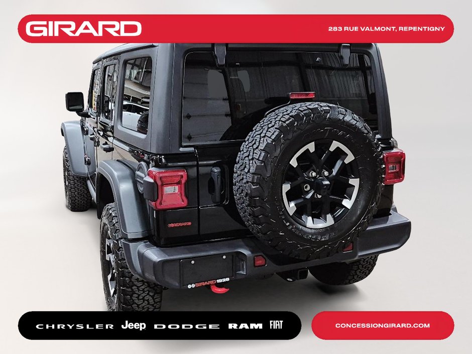 Jeep Wrangler Rubicon 2026 **JAMAIS ACCIDENTÉ**DIFF. 4.10**MAGS 17 POUCE**ATTACHE REMORQUE**