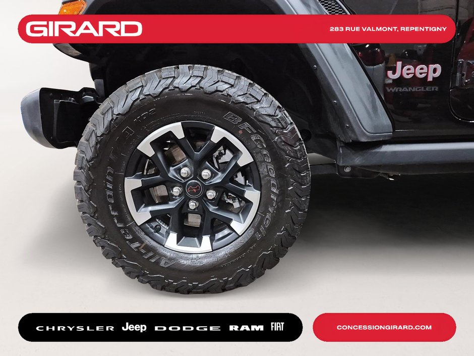 Jeep Wrangler Rubicon 2026 **JAMAIS ACCIDENTÉ**DIFF. 4.10**MAGS 17 POUCE**ATTACHE REMORQUE**