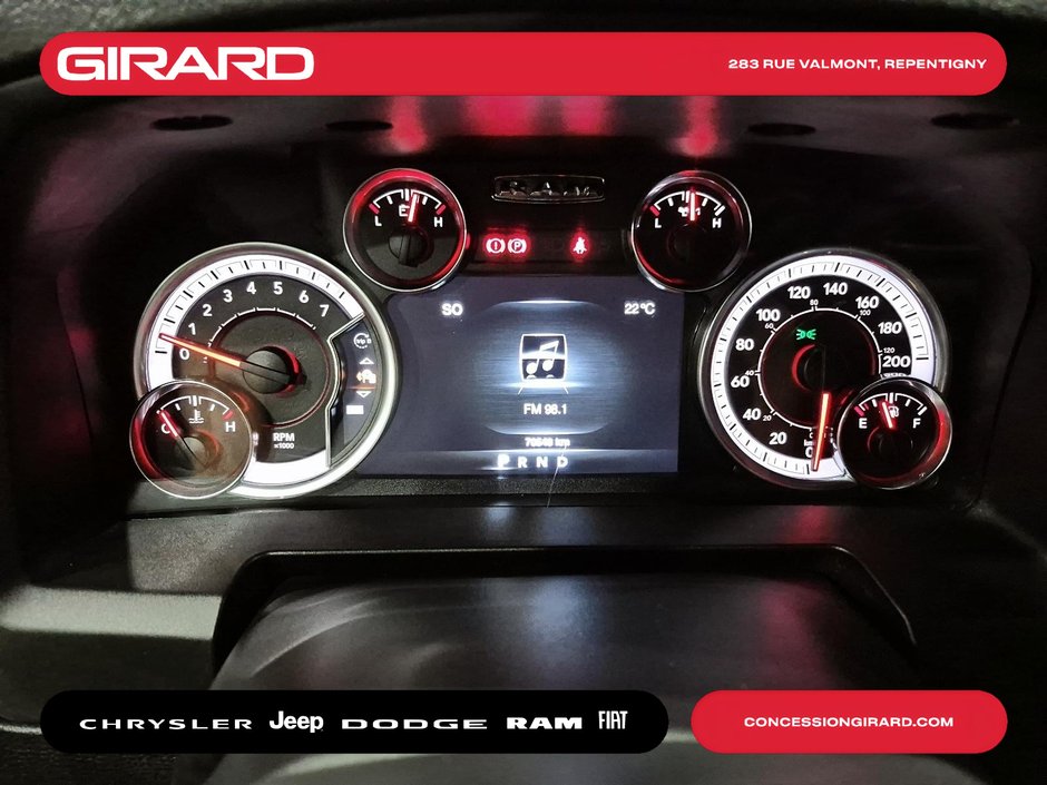 Ram 1500 Classic Warlock 2021 **GROUPE LUXE**DIFF. 3.92**1 PROPRIÉTAIRE**JAMAIS ACCIDENTÉ**