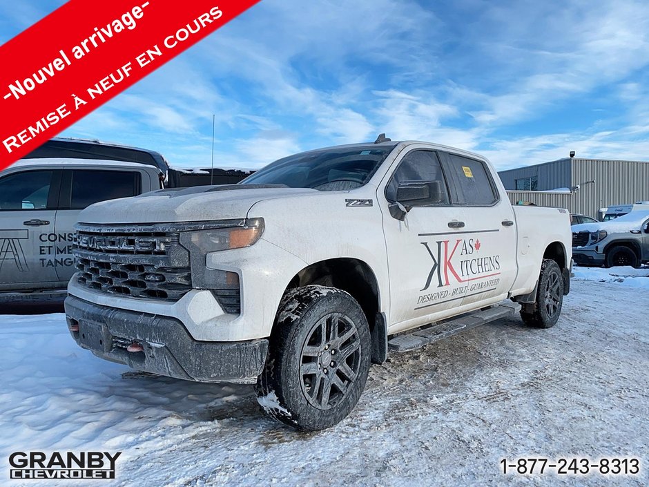 2024 Chevrolet Silverado 1500 Custom Trail Boss Boite 6,6 V8 in Granby, Quebec