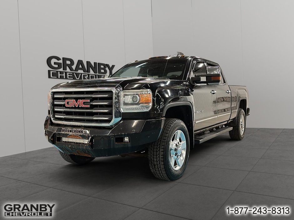 GMC Sierra 2500HD SLT crewcab diesel boite 6.6 uree delete chipe 2016 à Granby, Québec - w940px