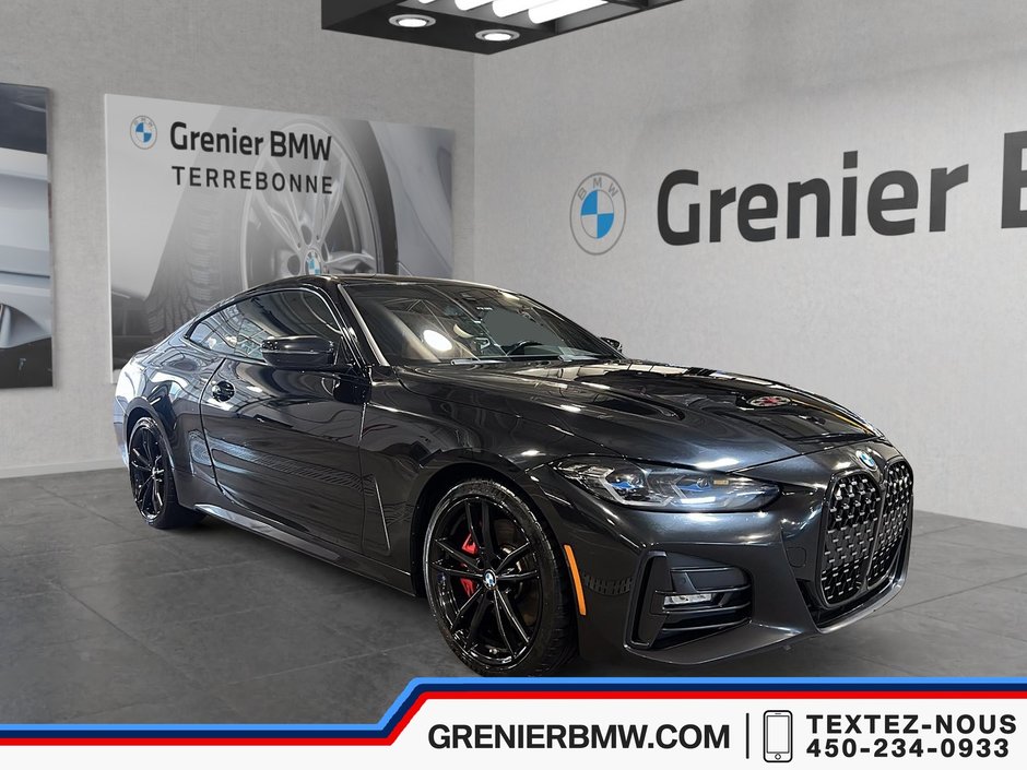 2023 BMW 430i xDrive Coupe Premium Pack, M Sport Pro, CPO BMW Certified in Terrebonne, Quebec - w940px