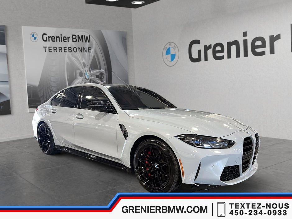 2024 BMW M3 Competition, Premium Package, Carbon Trims in Terrebonne, Quebec - w940px