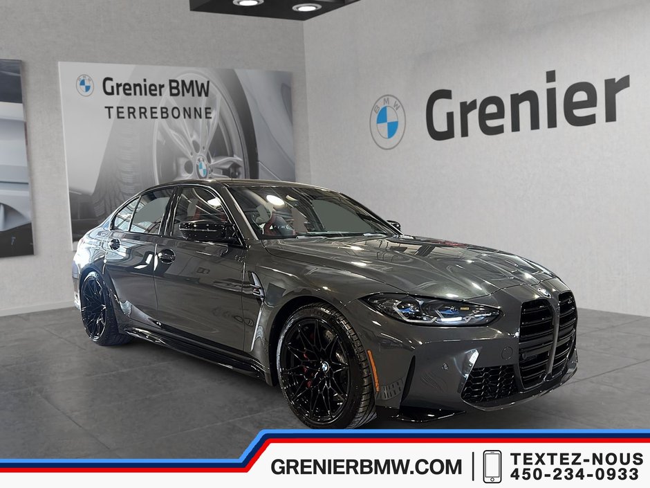2024 BMW M3 Competition, Bucket Seats, Premium Package in Terrebonne, Quebec - w940px
