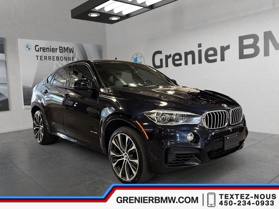 2019 BMW X6 XDrive50i,M SPORT EDITION,PREMIUM PACK in Terrebonne, Quebec - w940px