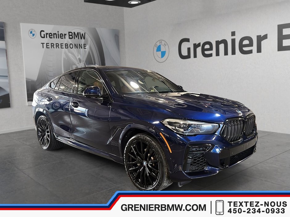 2022 BMW X6 XDrive40i, Premium Package, Adaptive Suspension in Terrebonne, Quebec - w940px