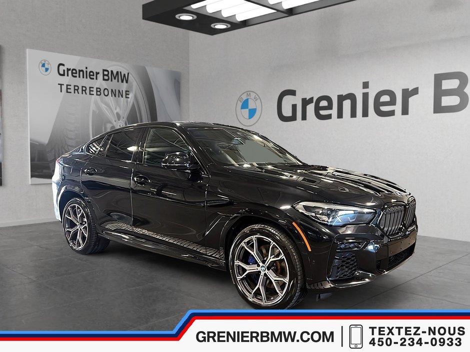 2023 BMW X6 XDrive40i, Premium Enhanced, Adaptive Suspension in Terrebonne, Quebec - w940px
