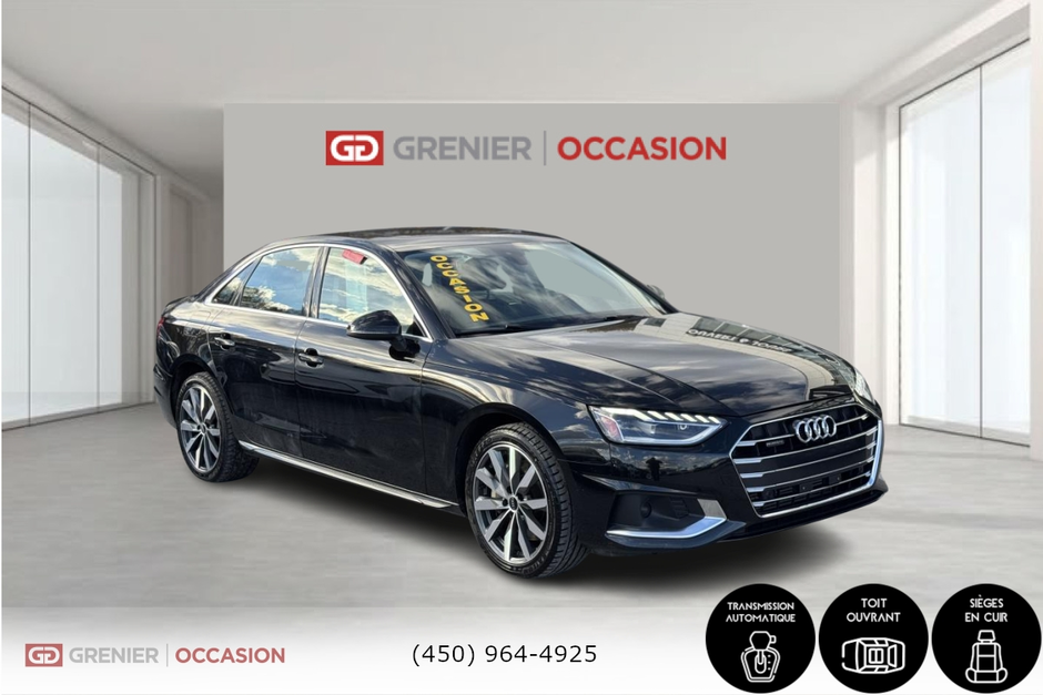 2023 Audi A4 Komfort Quattro Toit ouvrant Cuir in Terrebonne, Quebec - w940px
