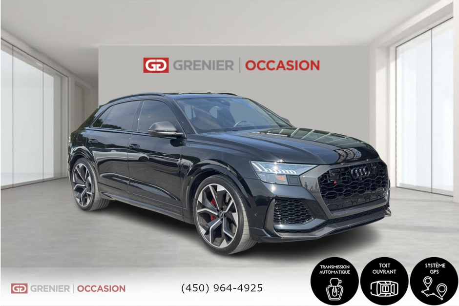 Audi RS Q8 Carbon Fiber Black Optic 23''  Bas Kilométrage 2022 à Terrebonne, Québec - w940px