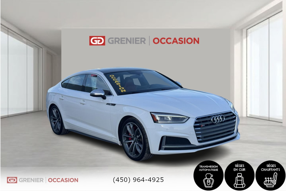 2018 Audi S5 Sportback Technik 3.0 TFSI Cuir Rouge in Terrebonne, Quebec - w940px