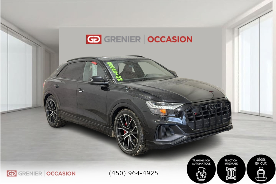 2022 Audi SQ8 Technik Black Optic Cuir Rouge in Terrebonne, Quebec - w940px
