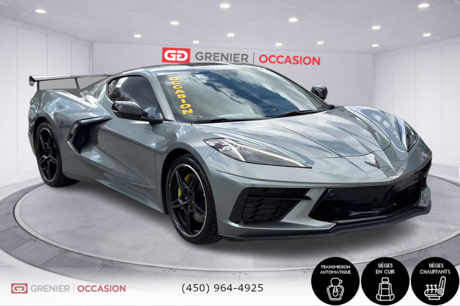 2022 Chevrolet Corvette 2LT Z51 Bas Kilométrage in Terrebonne, Quebec - w940px
