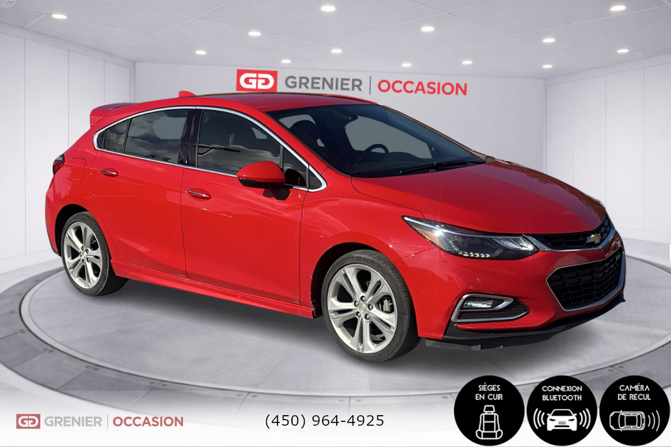 2018 Chevrolet Cruze Hatchback Premier Bas Kilométrage in Terrebonne, Quebec - w940px