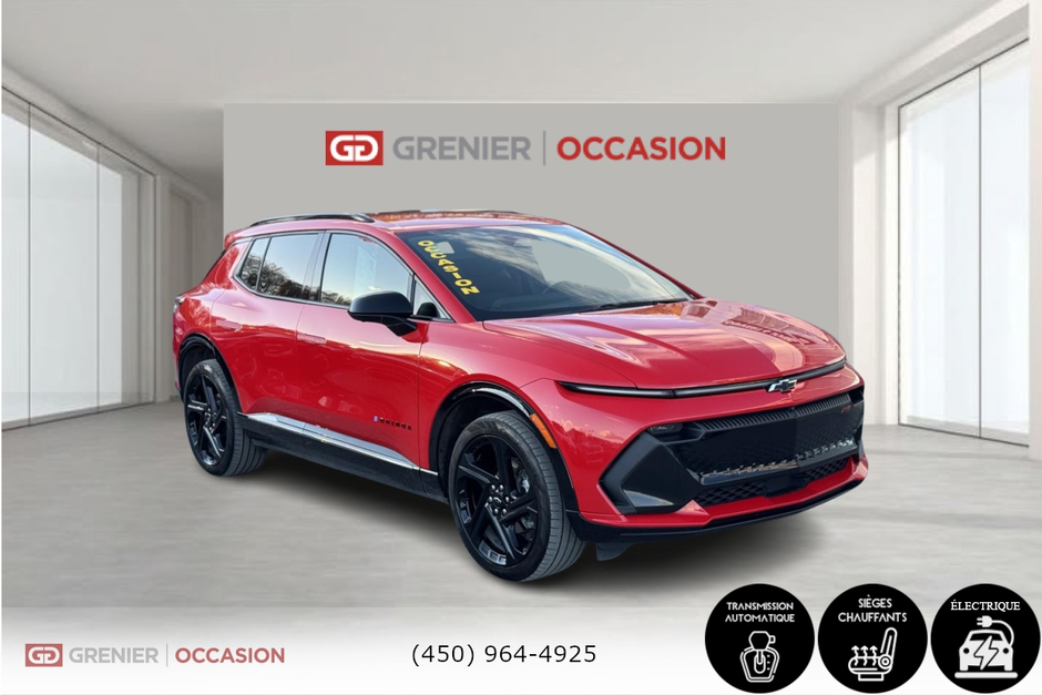 Chevrolet Equinox EV RS Cuir Mags Bluetooth 2024 à Terrebonne, Québec - w940px