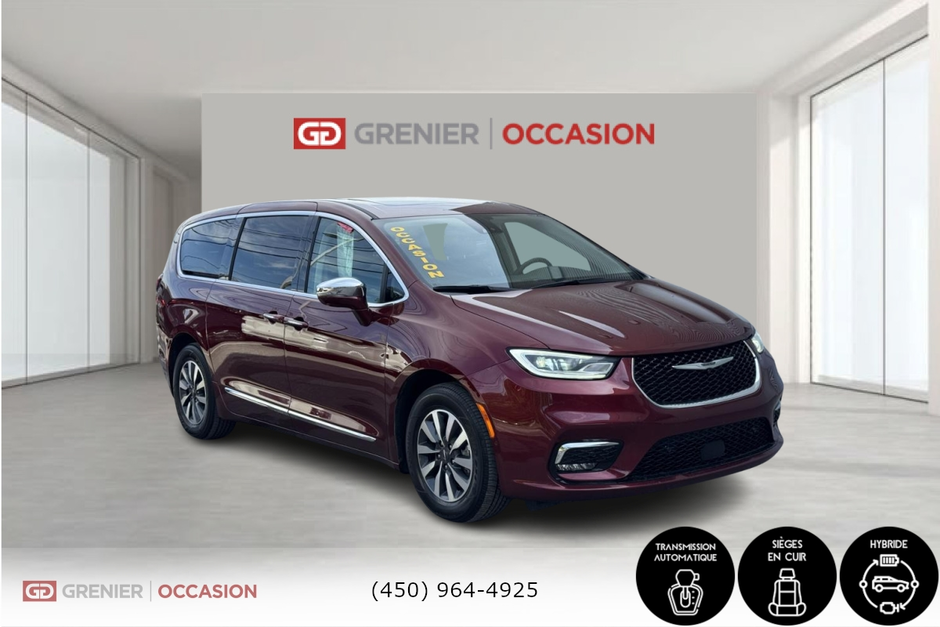 Chrysler Pacifica Hybrid Limited hybrid, sieges ventile et chaufant 2022 à Terrebonne, Québec - w940px