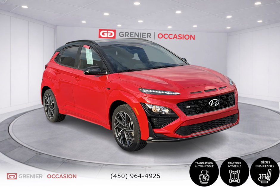 2023 Hyundai Kona N Line AWD Bas Kilométrage in Terrebonne, Quebec - w940px