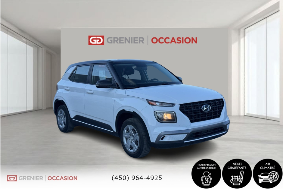 Hyundai Venue Essential Régulateur de vitesse Bluetooth 2021 à Terrebonne, Québec - w940px