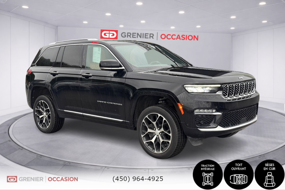 Jeep Grand Cherokee Summit Reserve Cuir Toit Panoramique 2023 à Terrebonne, Québec - w940px