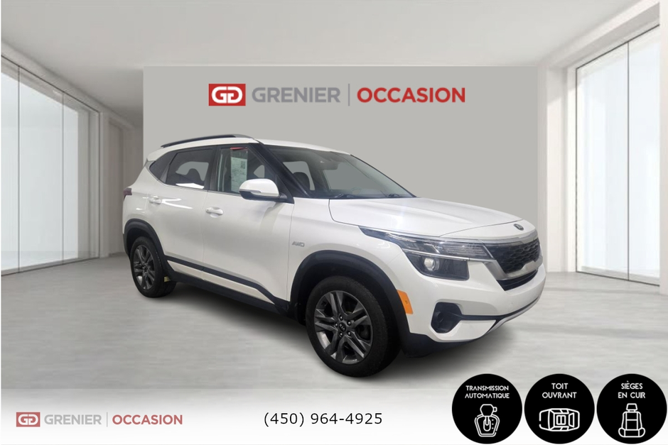 Kia Seltos EX AWD Cuir Toit Ouvrant Bas Kilométrage 2021 à Terrebonne, Québec - w940px