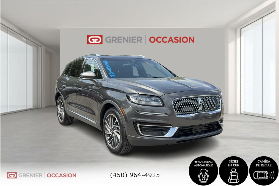 2019 Lincoln NAUTILUS Reserve Toit panoramique Cuir in Terrebonne, Quebec - w940px
