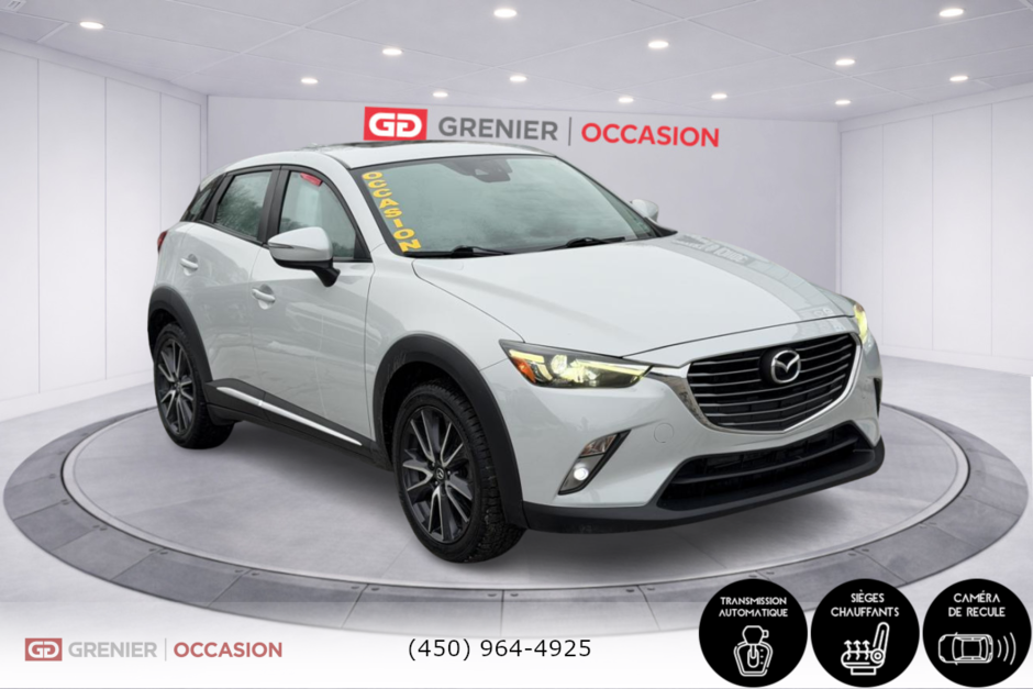 2018 Mazda CX-3 GT AWD Cuir Toit Ouvrant Bose in Terrebonne, Quebec - w940px