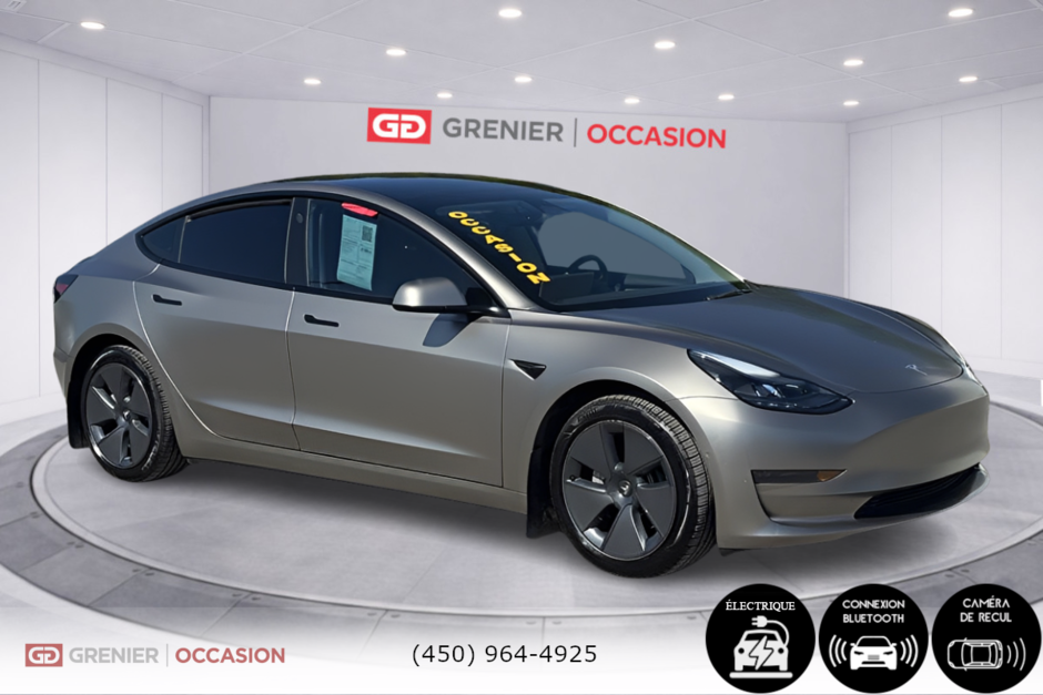 Tesla Model 3 Standard Range Plus Bas Kilométrage 2022 à Terrebonne, Québec - w940px