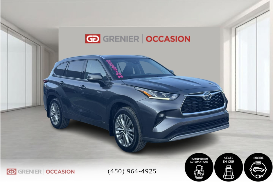 Toyota Highlander Hybrid Limited 2021 à Terrebonne, Québec - w940px