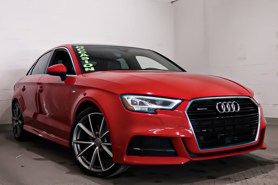 Audi A3 TECHNIK S-LINE + 2.0 TFSI QUATTRO + TOIT OUVRANT 2018 à Terrebonne, Québec - w940px
