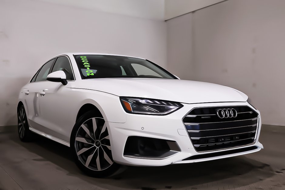 Audi A4 KOMFORT + AWD + TOIT OUVRANT 2023 à Terrebonne, Québec - w940px