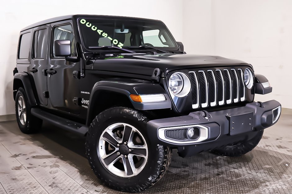 Jeep Wrangler UNLIMITED + SAHARA + 4X4 + SKY ONE-TOUCH 2020 à Terrebonne, Québec - w940px