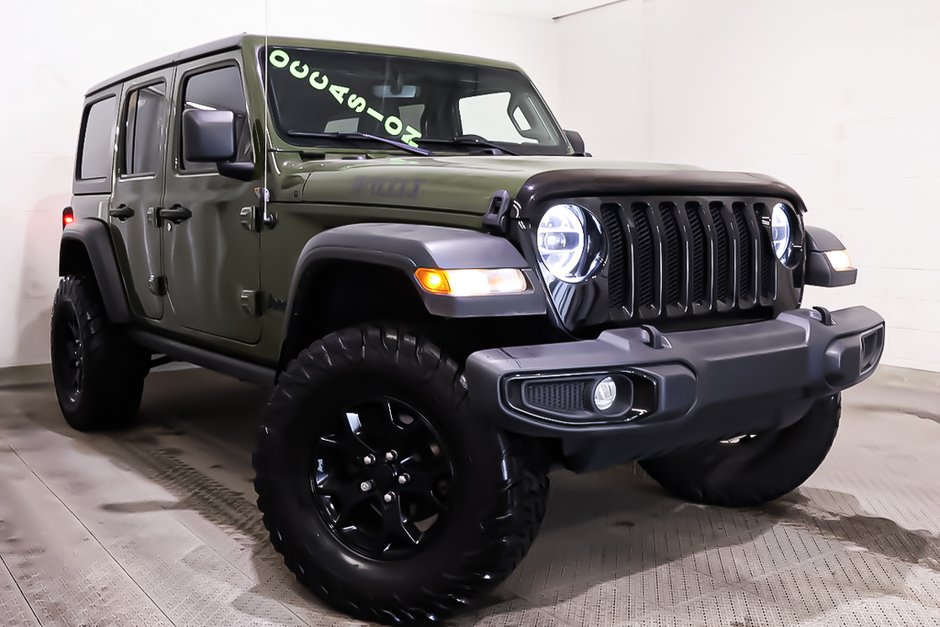 2021 Jeep Wrangler UNLIMITED WILLYS + 4X4 + V6 3.6L in Terrebonne, Quebec - w940px