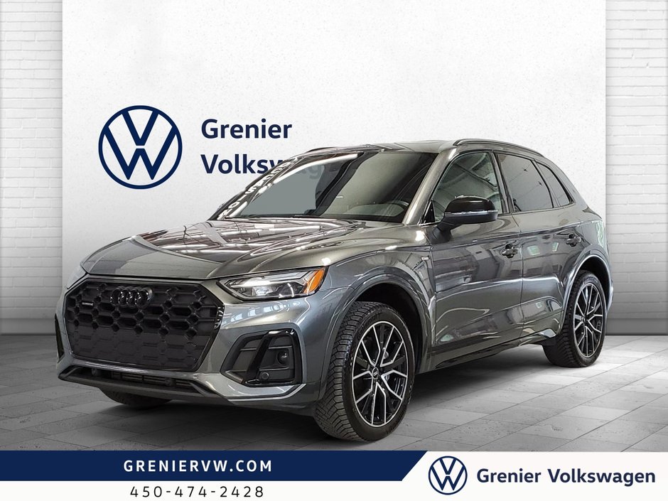 Audi Q5 Progressiv, S-line, Black optic, Carplay 2022 à Terrebonne, Québec - w940px