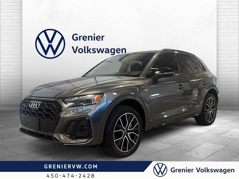 2023 Audi Q5 Technik, S-line, Black optic, Cuir, Toit in Terrebonne, Quebec - w940px
