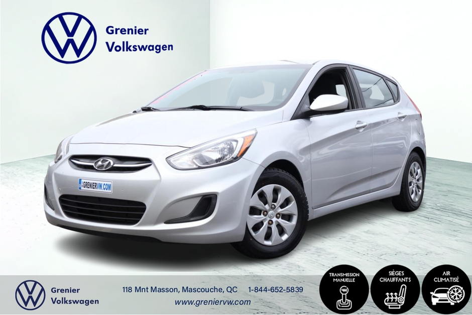 2016 Hyundai Accent GL, Bas kilo, 1 Proprio, Jamais accidenté in Terrebonne, Quebec - w940px