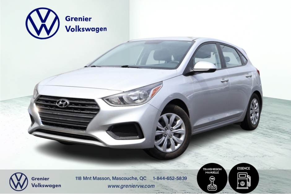 Hyundai Accent Essential, 1 Proprio, Jamais accidenté, Bas kilo 2019 à Terrebonne, Québec - w940px